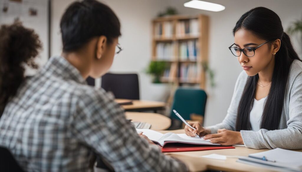 English language exams tutor