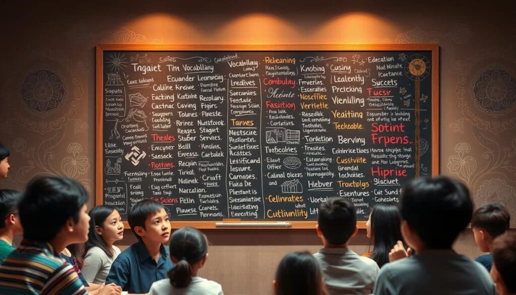 Comprehensive vocabulary review