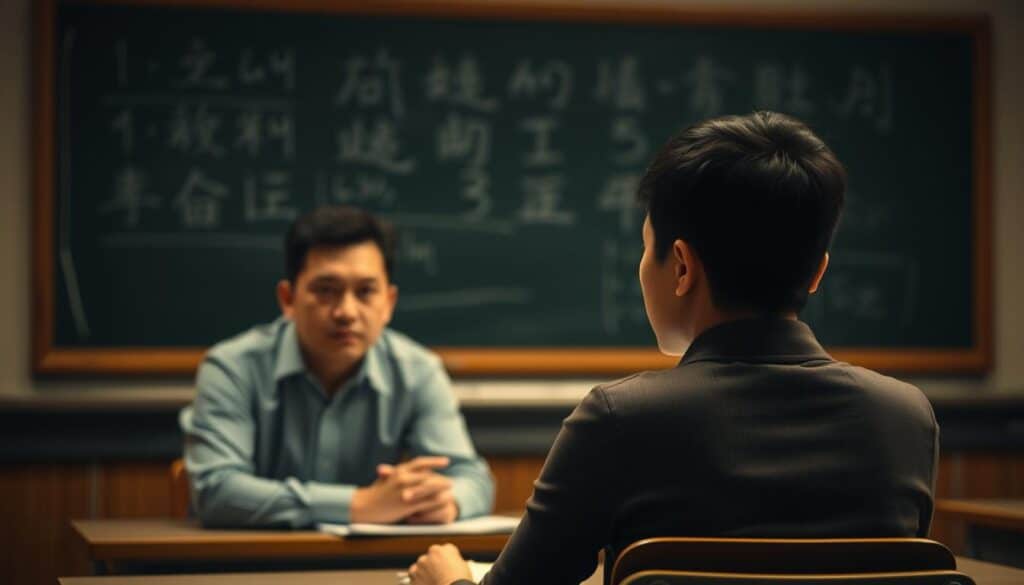 Examiner role in speaking test