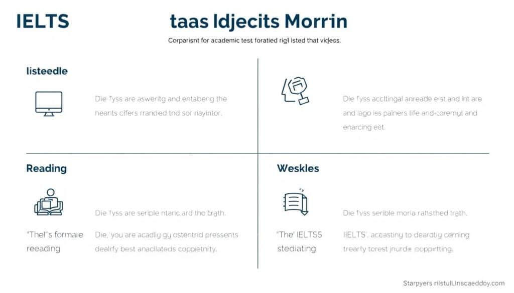 IELTS Test Format Comparison IELTS Test Format Comparison