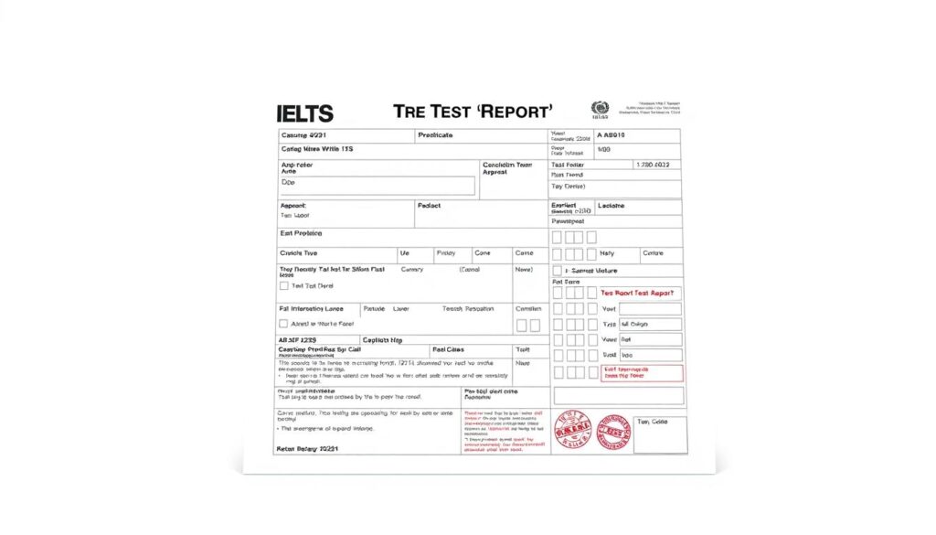 IELTS Test Report Form