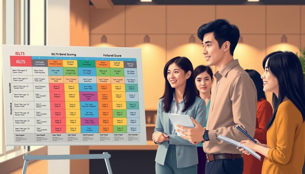 IELTS band score calculation