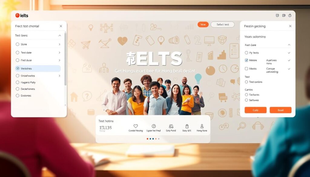 IELTS booking portal