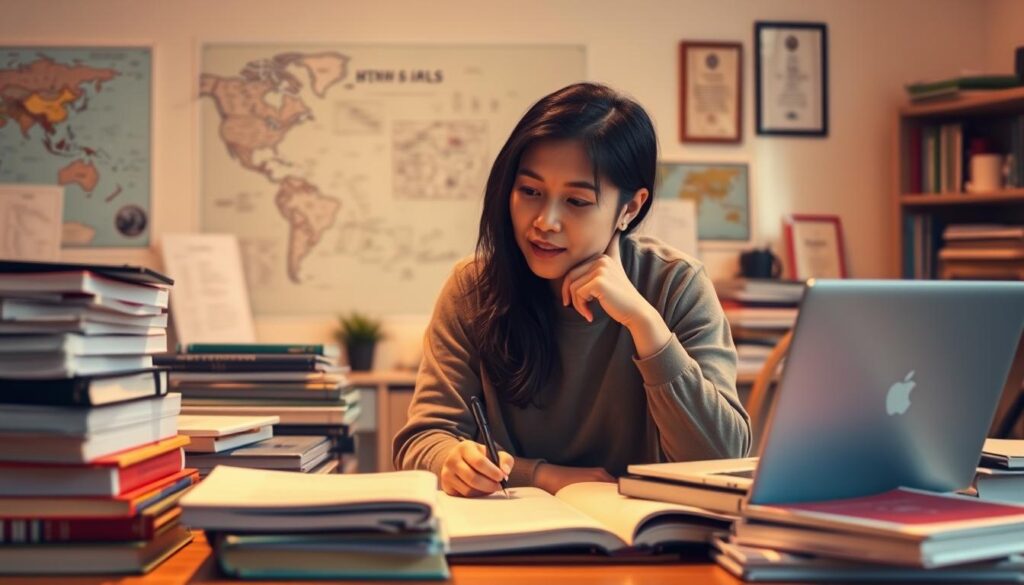 IELTS test preparation and planning