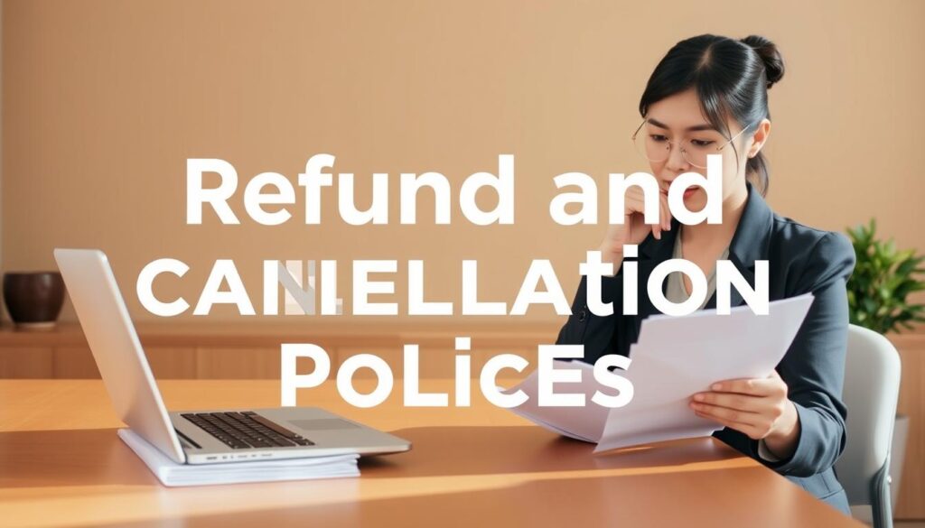 Refund and Cancellation Policies